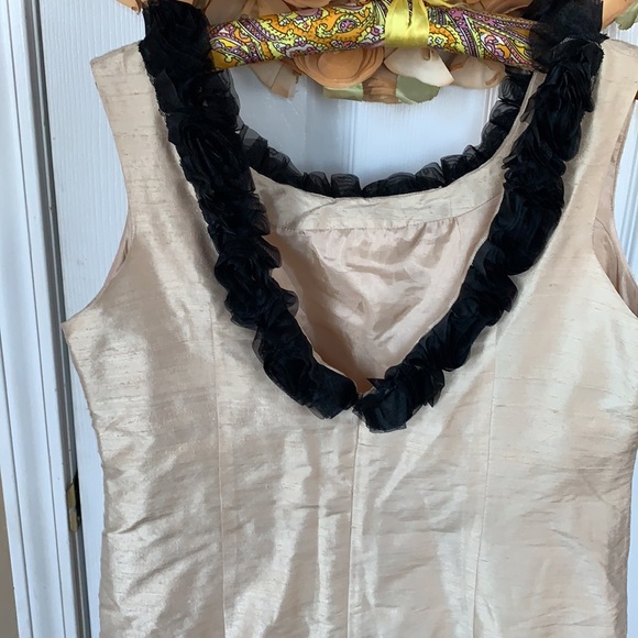 Karen Warren Silk Dress BEAUTIFUL sz 12 - Picture 4 of 10